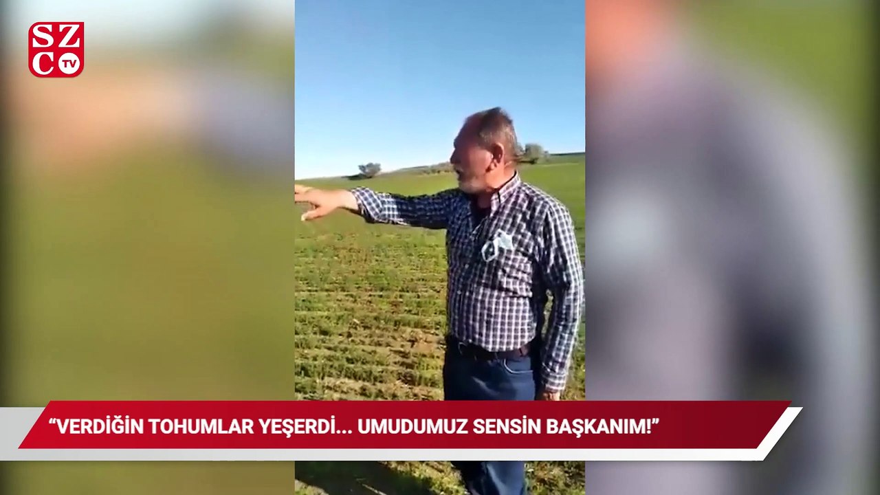 Mansur Yavaş'ın destekte bulunduğu çiftçi: Verdiğin tohumlar yeşerdi, umudumuz sensin başkanım