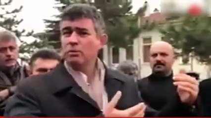 'Hayır'cı Metin Feyzioğlu köy muhtarına tosladı