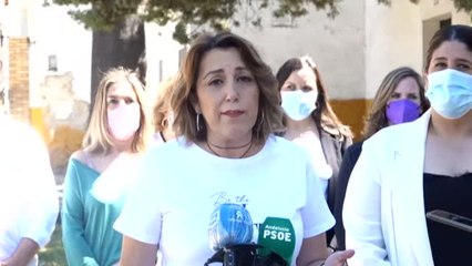 Susana Díaz: "La estabilidad de Andalucía depende de la fuerza de extrema derecha"