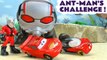 Marvel Avengers Ant Man Challenge with Disney Cars Lightning McQueen versus Hot Wheels Racers in this Funny Funlings Race Family Friendly Toy Story Video for Kids by Kid Friendly Family Channel Toy Trains 4U