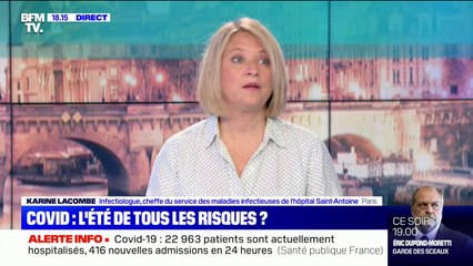 Pr. Karine Lacombe: "Il faut profiter du mois et demi qu'il reste pour mettre un point très important sur la vaccination"