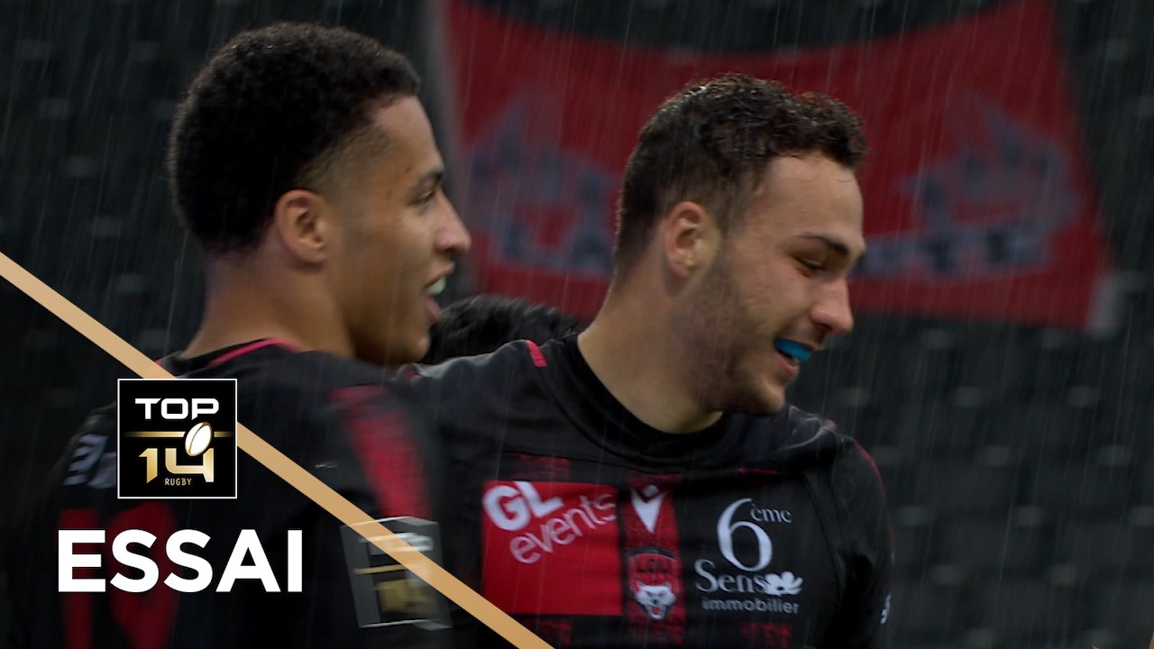 TOP 14 - Essai de Léo BERDEU (LOU) - Lyon LOU - CA Brive Corrèze - J24 - Saison 2020/2021