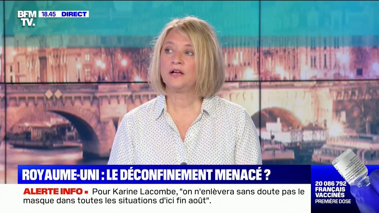 Variant indien: Karine Lacombe estime qu'"il faut vacciner vite"