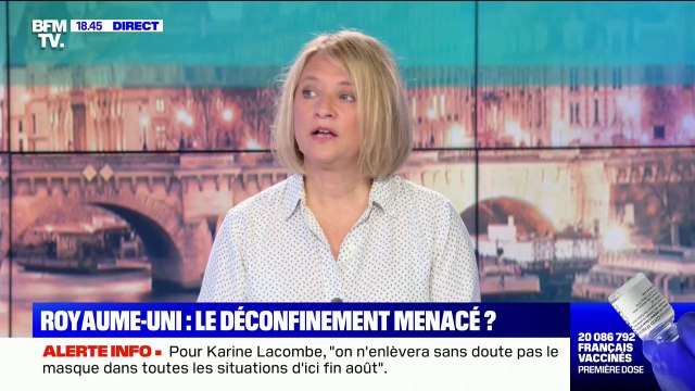 Variant indien: Karine Lacombe estime qu' il faut vacciner vite