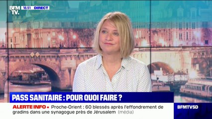 Karine Lacombe juge que "le pass sanitaire est une option importante à appliquer pour revenir vers la vie normale"
