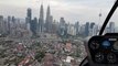 Helicopter Tour in Kuala Lumpur - Magnificent View of Petronas Twin Towers and Kuala Lumpur City | Kuala Lumpur City Helicopter Tour | Helicopter Joyride in Kuala Lumpur