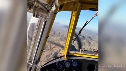 Plane Loses Fuel On Takeoff