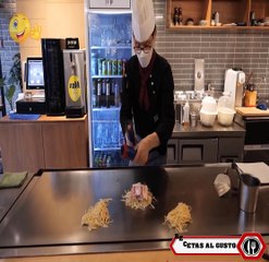 Fideos Con Queso Frito