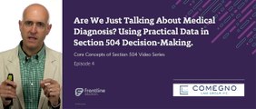 Understanding Section 504 — Using Data In Section 504 Decision-Making
