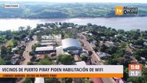 Vecinos de Puerto Piray piden habilitacion de wifi