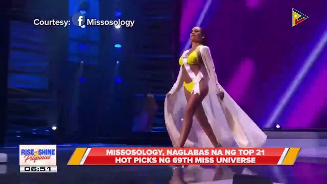 TALK BIZ | Missosology, naglabas na ng top 21 hot picks ng 69th Miss Universe; Manny Halasan, nagsalita na tungkol sa missing piece na nilikha niya para kay Rabiya Mateo; Pia Wurtzbach, Catriona Gray at Kathryn Bernardo, nagpakita ng suporta kay Rabiy