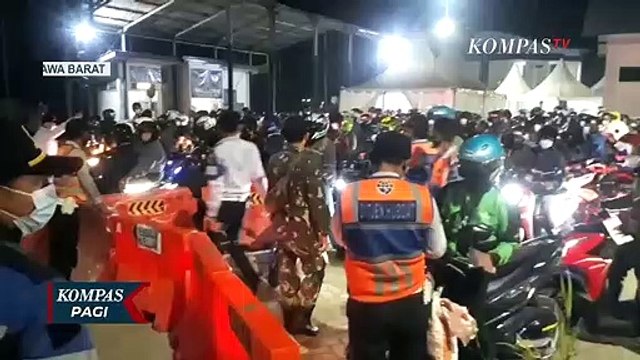 Arus Balik Lebaran, Jalur Arteri Karawang Dipadati Pemudik dari Arah Pantura