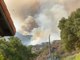 Huge Clouds of Smoke Rise Into Sky While Wildfire Spreads Rapidly Over California Hills