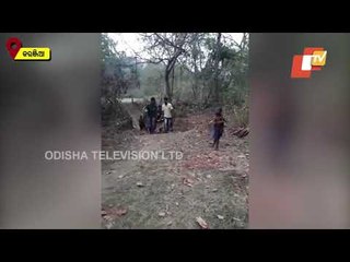 3 Ambulance Staff Carry Patient On Stretcher For 3 Kilometres In Mayurbhanj