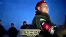 Rus askerler ve PYD'li teröristler omuz omuza
