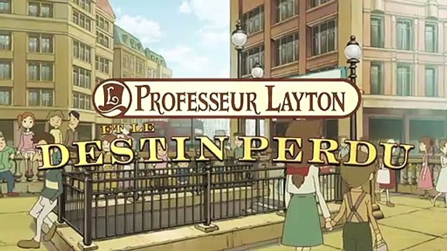 Professeur Layton et le destin perdu - Bande-annonce
