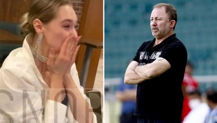 Sergen Yalçın'ın 22 yaşındaki sevgilisi! Şampiyonluğu hüngür hüngür ağlayarak kutladı