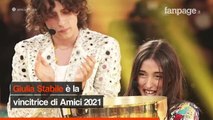 Amici 2021, Giulia Stabile è la vincitrice - ha battuto il fidanzato Sangiovanni