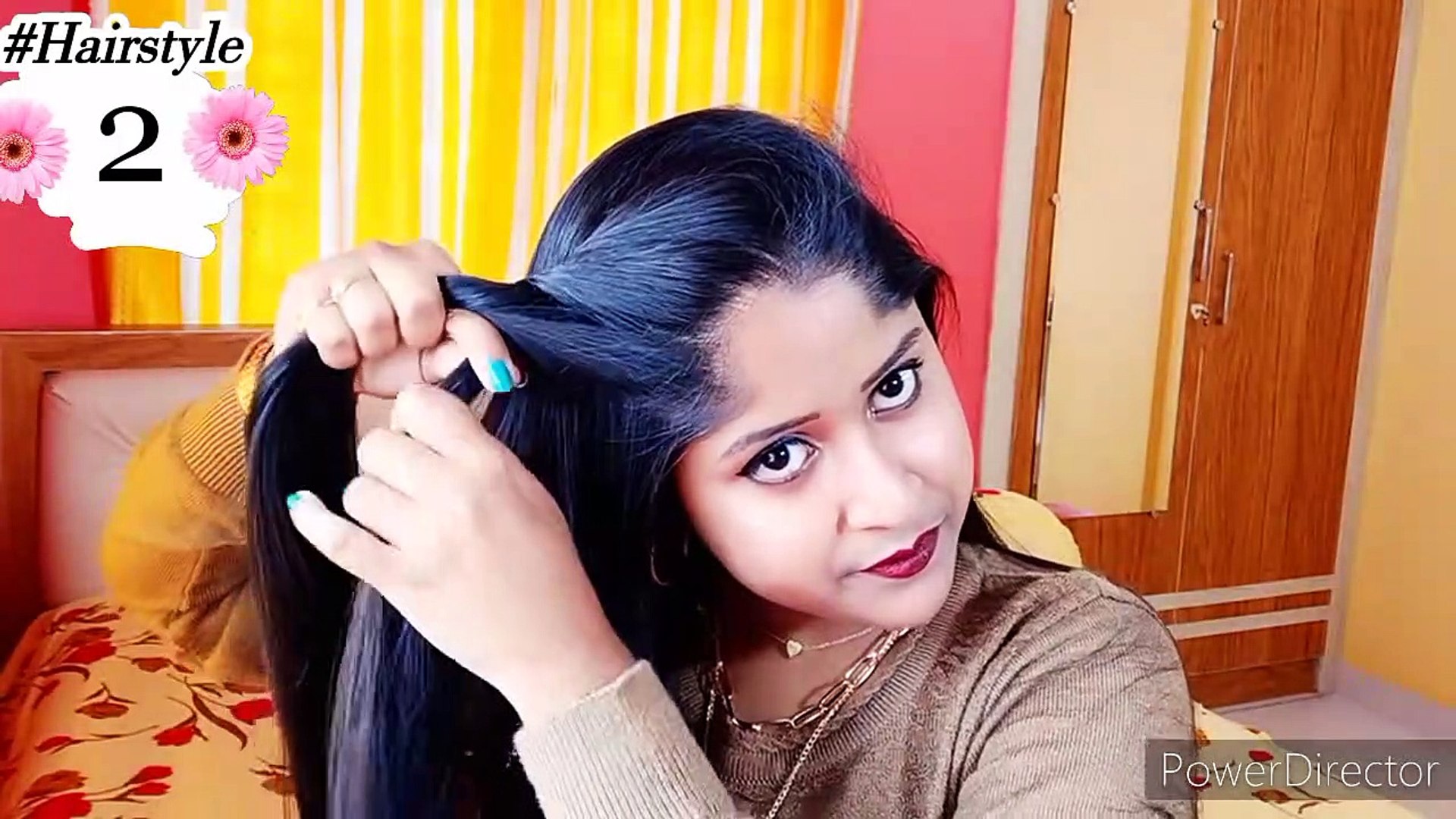 10 Simple Front Hairstyles | Cute Hairstyles For Girls | Open Hairstyles |  It'S Me Jayeeta | - video Dailymotion