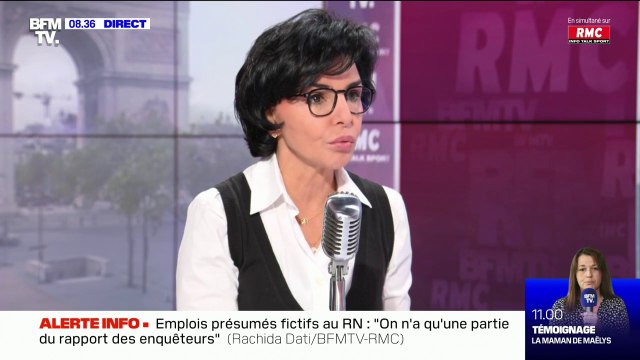 Rachida Dati: Je n'imagine pas que Marine Le Pen ne puisse pas se présenter à la présidentielle