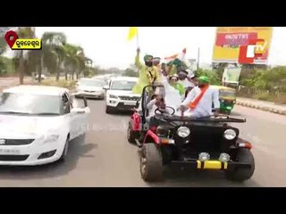 Farmer Leader Rakesh Tikait Arrives In Bhubaneswar, To Attend Chasi Mahapanchayat In Chandikhole