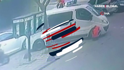 Böyle de kaza olmaz dedirten anlar kamerada