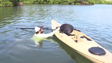 How To Re-Enter A Kayak In Deep Water (Standard & Trick Method)