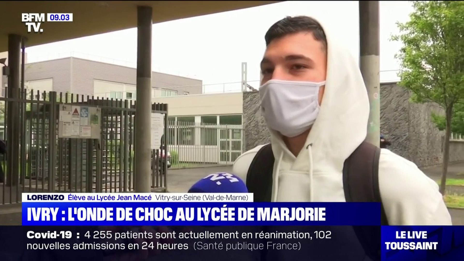 Des coups de poignard, de marteau, c'est pas tout le temps mais ça arrive":  un camarade de l'adolescente tuée dans le Val-de-Marne témoigne - Vidéo  Dailymotion