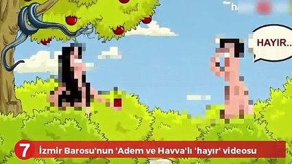 İzmir Barosu'ndan skandal 'hayır' videosu!
