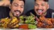 3X FULL CHICKEN TANDOORI MUKBANG _ SPICY RED, GREEN & YELLOW FULL CHICKEN EATING MUKBANG _ (Ep-382)