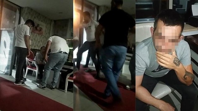 Sarkıntılıkla suçlanan taksiciyi meslektaşları dövdü