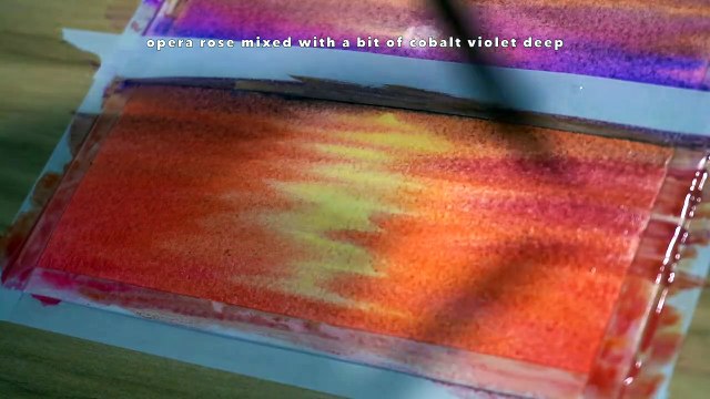 Watercolor Painting For Beginners | Easy Sunset Landscape Painting | Beginner Watercolor Techniques