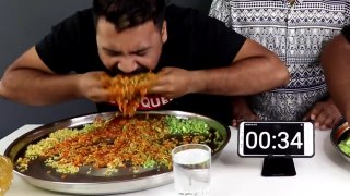 4 KG 3 LAYER RICE EATING CHALLENGE _ MASSIVE 3 LAYER CHINESE RICE COMPETITION _ (Ep-377)