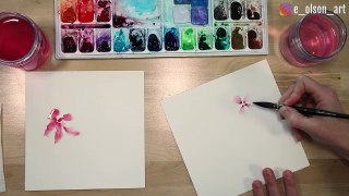 Easy Watercolor Flowers For Beginners And Kids Art Tutorial
