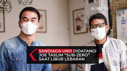 Joe Taslim 'Sub-Zero' Datangi Rumah Menparekraf Sandiaga Uno. Mau Ngapain?