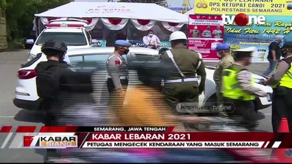 Pengendara Menuju Jabotabek di Tes Rapid Antigen