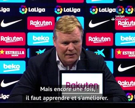 37e j. - Koeman : J'espère que Messi va continuer avec nous