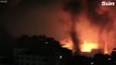 Rockets seen over Gaza as Israeli forces target the Hamas chief home