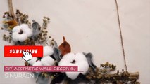 | Diy Flower Wreath | #Diy Aesthetic & Rustic Cotton Flower Wall Decoration - S Nuraeni