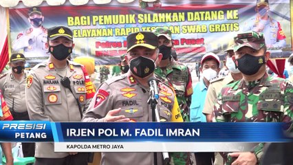 Kapolda Metro Jaya Meninjau Pelayanan Tes Antigen Sawah Besar