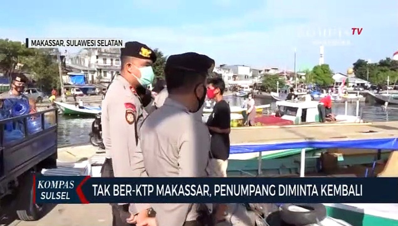 Tak Ber-KTP Makassar, Penumpang Diminta Pulang