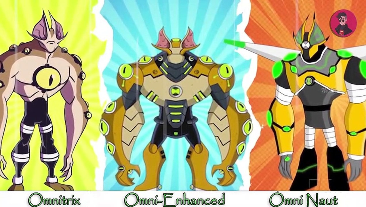 Ben 10 Omni Enhanced Vs Omni Naut Alien Vs Omnitrix
