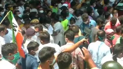 Ruckus outside CBI office after TMC leaders got arrested