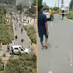 Violent Clashes Erupt Between Haryana Police And Famers