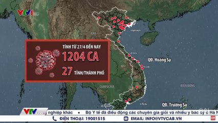 Cập nhật số ca mắc mới Covid 19 mới nhất ngày 17/5  VTVcab