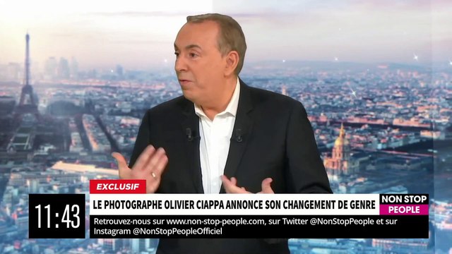 Journée contre l’homophobie - Exclusif: Le photographe Olivier Ciappa annonce dans « Morandini Live » son « changement de genre » - VIDEO