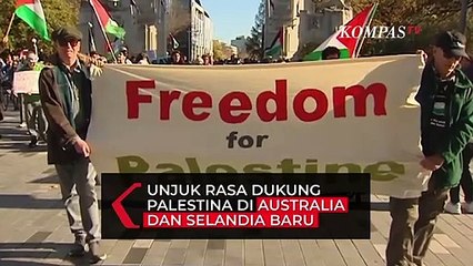 Unjuk Rasa Pro Palestina di Australia dan Selandia Baru