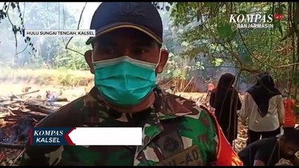 Sampah Sungai Menumpuk Akibat Banjir di HST, Petugas dan Warga Gotong Royong Lakukan Pembersihan