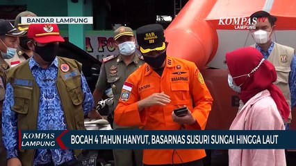 Bocah 4 Tahun Hanyut, Petugas Susur Sungai Hingga Laut