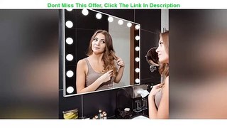 Review Nicesti Large Vanity Mirror With Lights Hollywood Lighted Makeup Mirror With 17 Dimmable Led